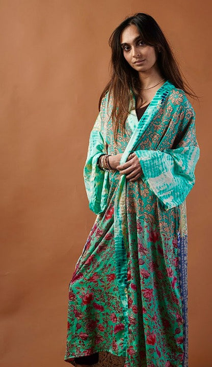 Silk Kimono Robe - One of a Kind