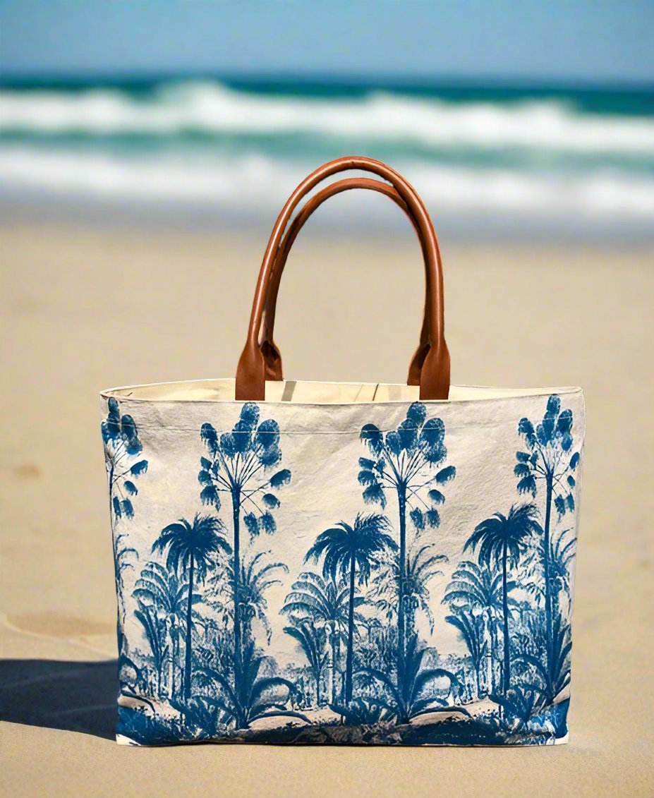 Turquoise Resort Canvas Bags