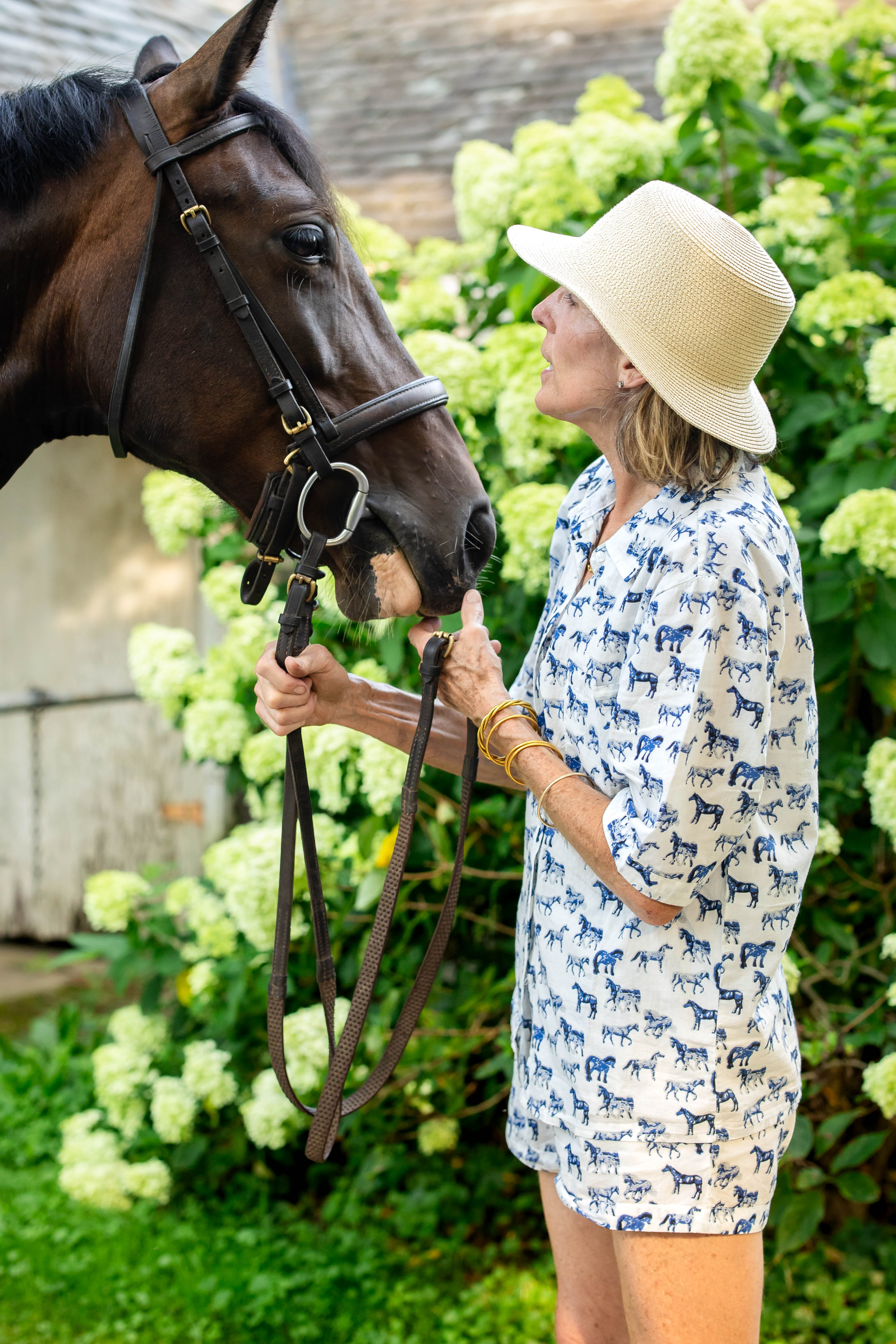 Horses Pajamas Long/Short Set