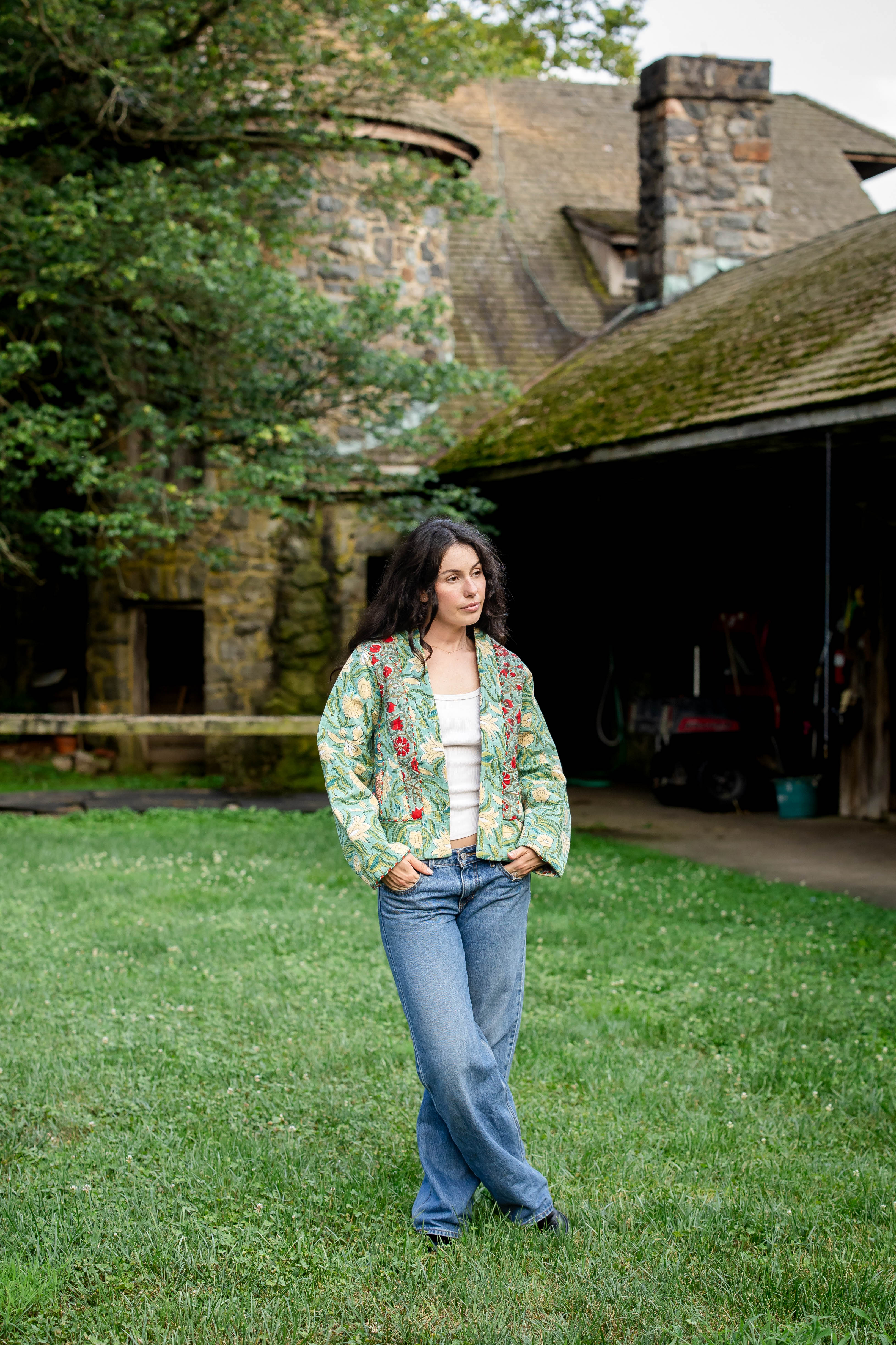 Garden Bloom Quilted Jacket