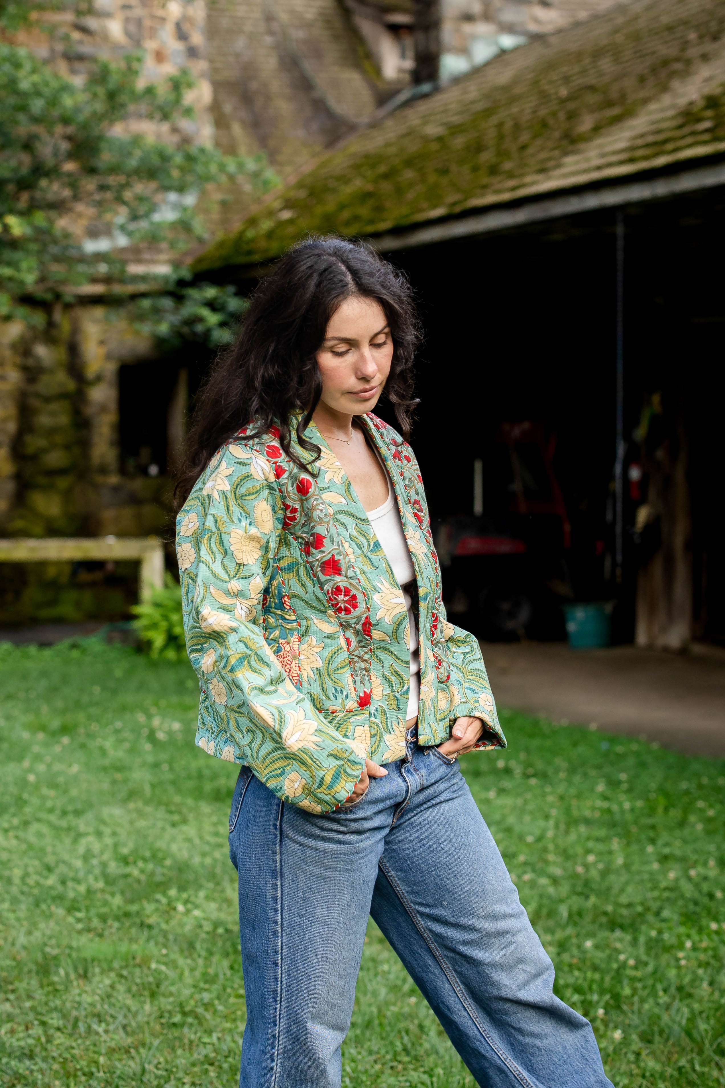 Garden Bloom Quilted Jacket