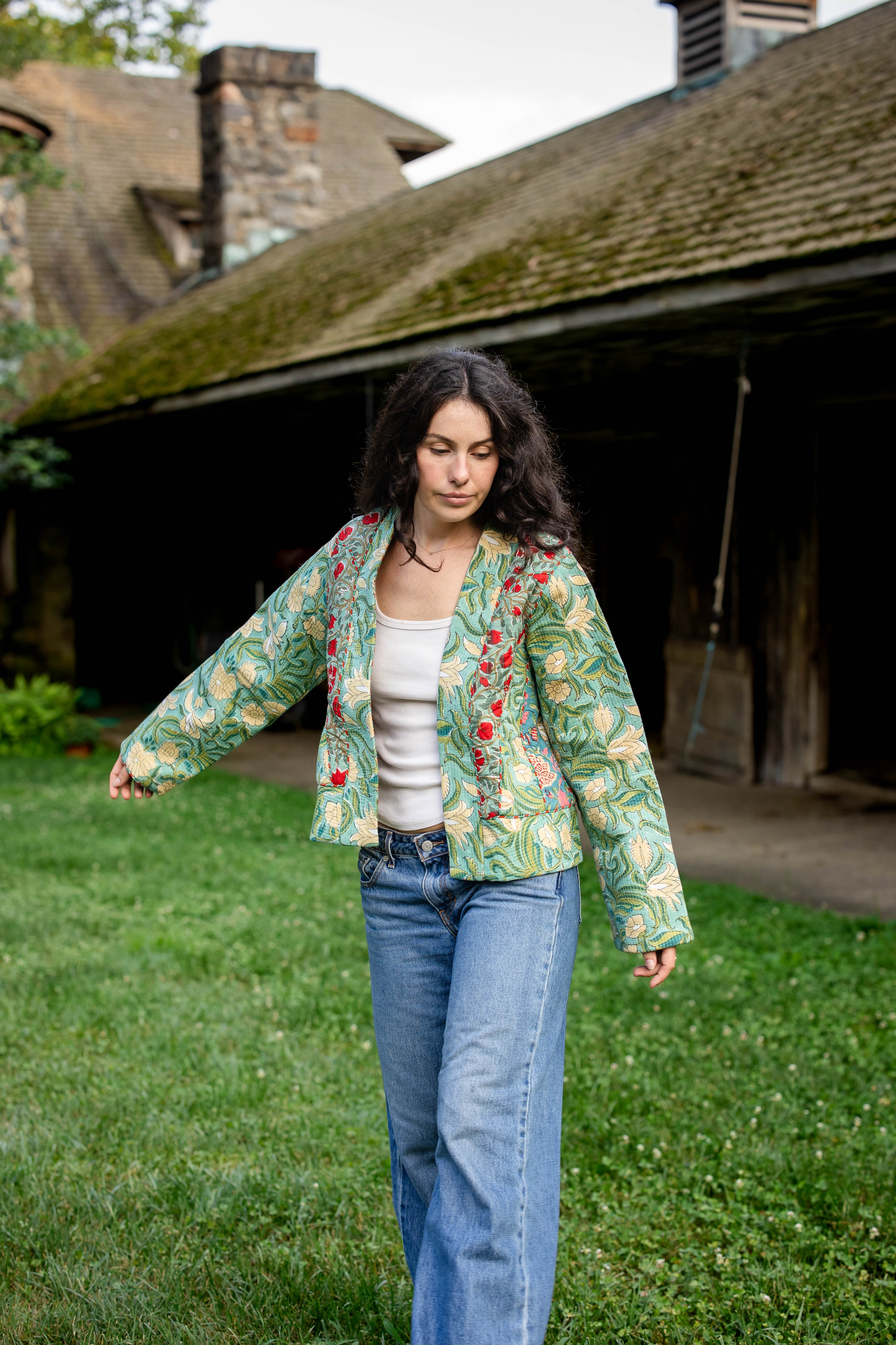 Garden Bloom Quilted Jacket