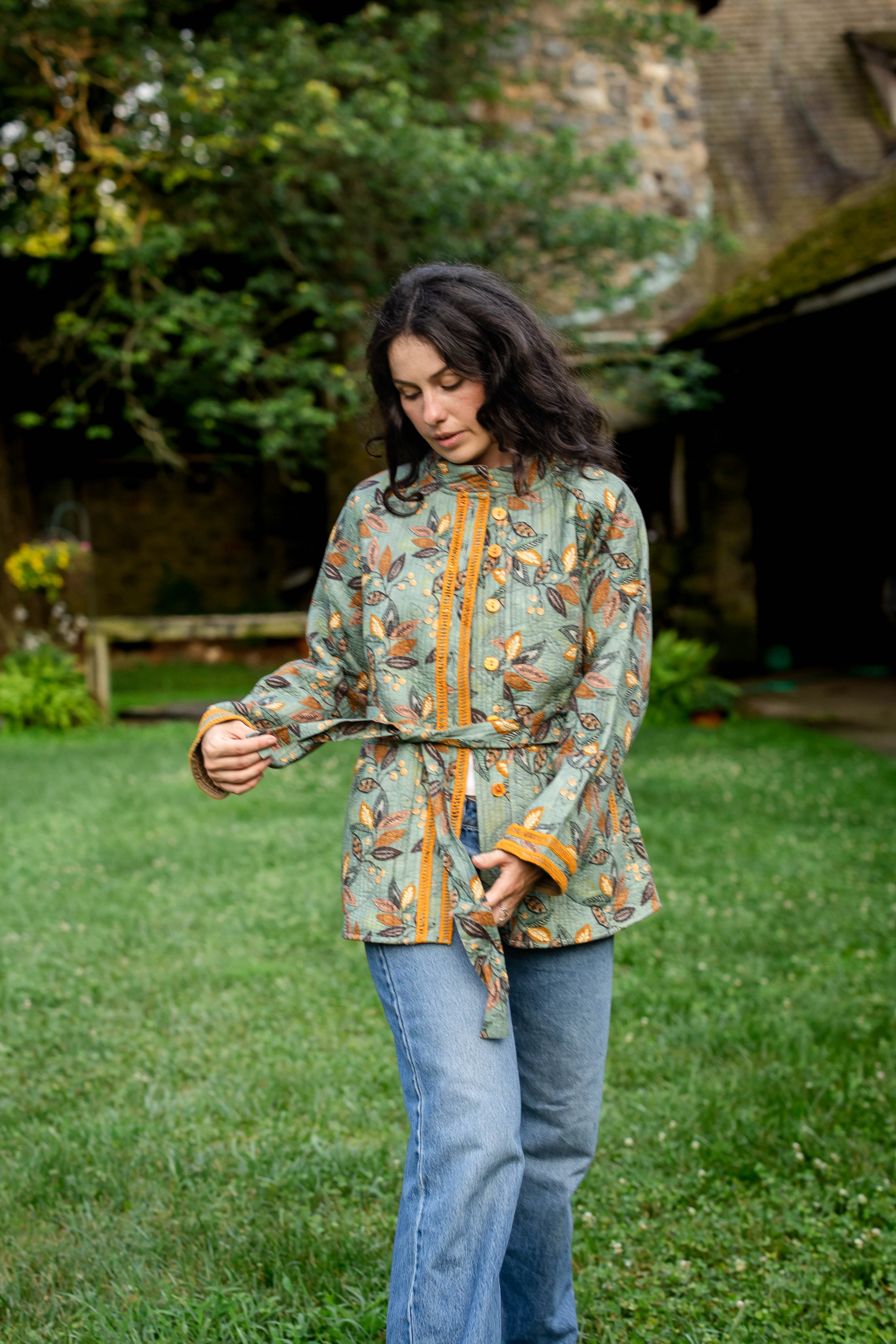 Autumn Leaf Quilted Jacket