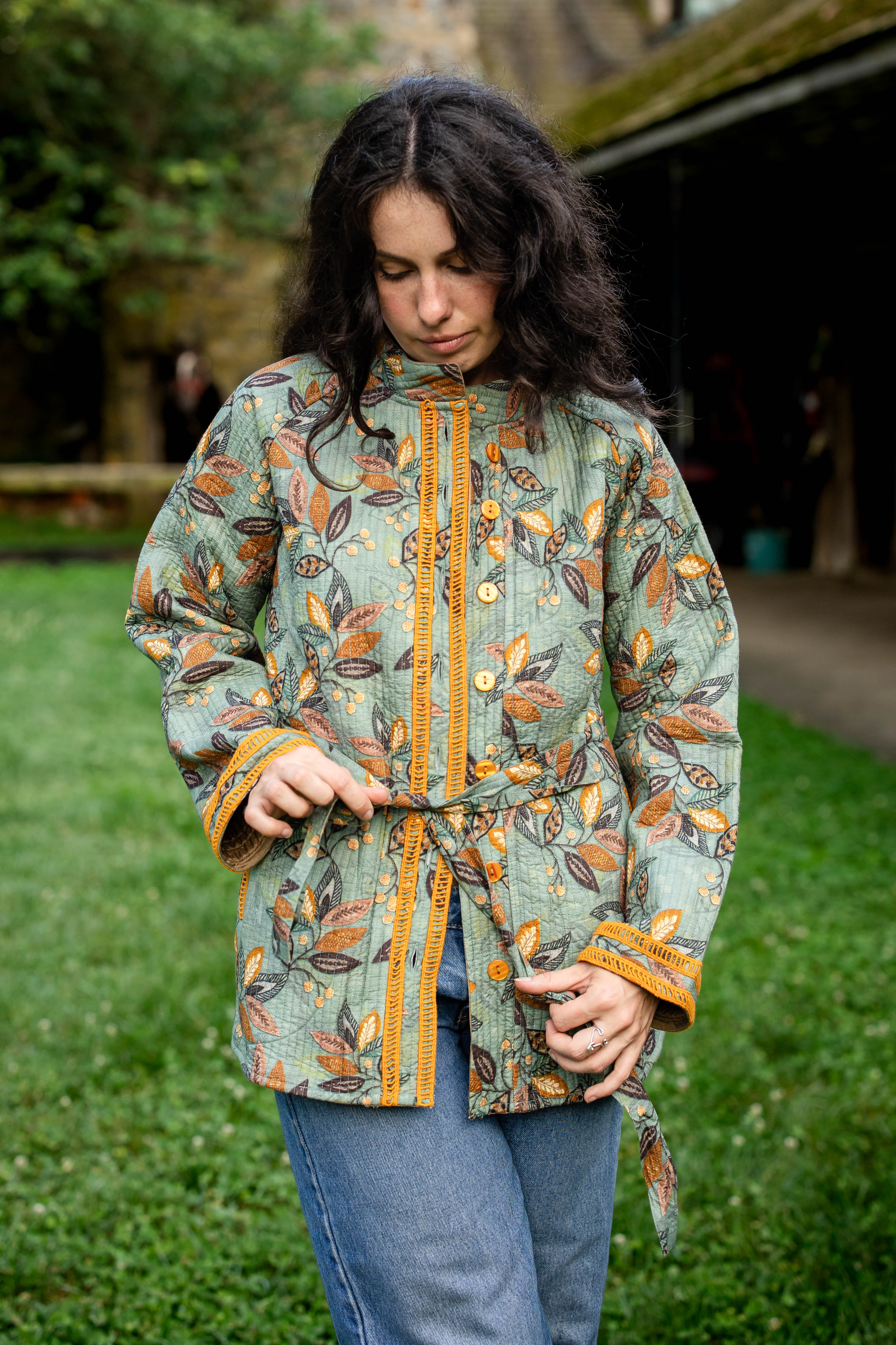 Autumn Leaf Quilted Jacket