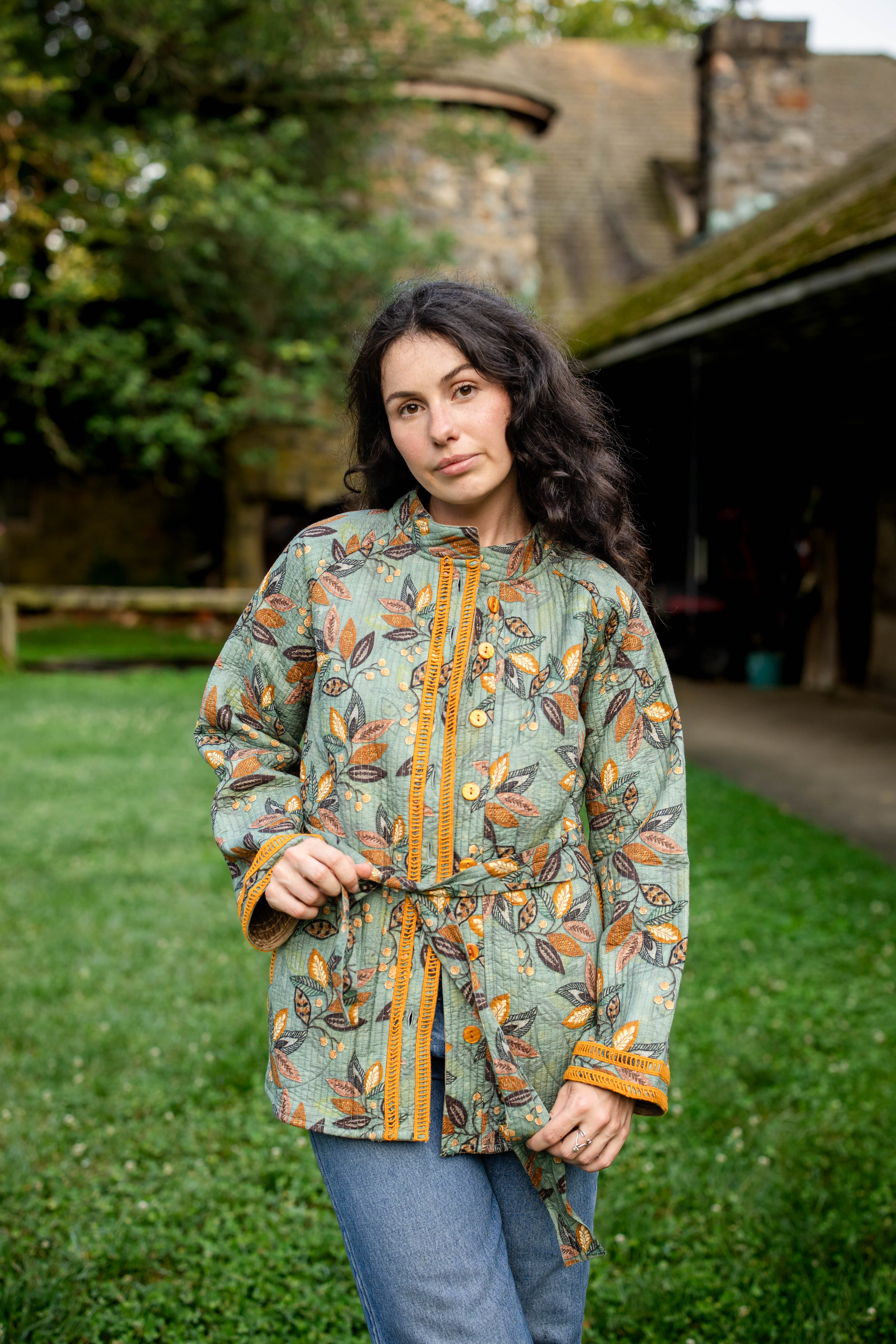 Autumn Leaf Quilted Jacket