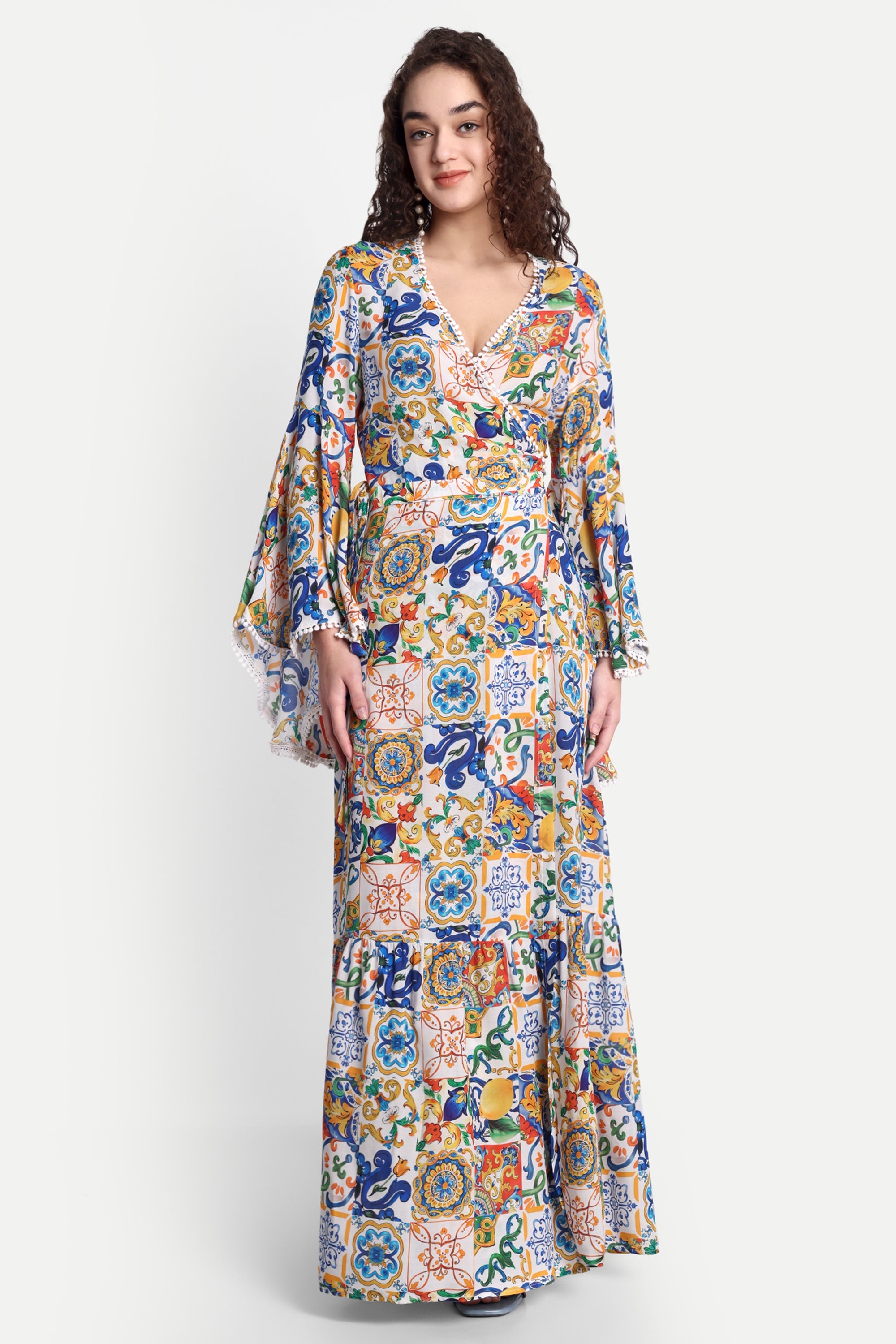 Algarve wrap dress