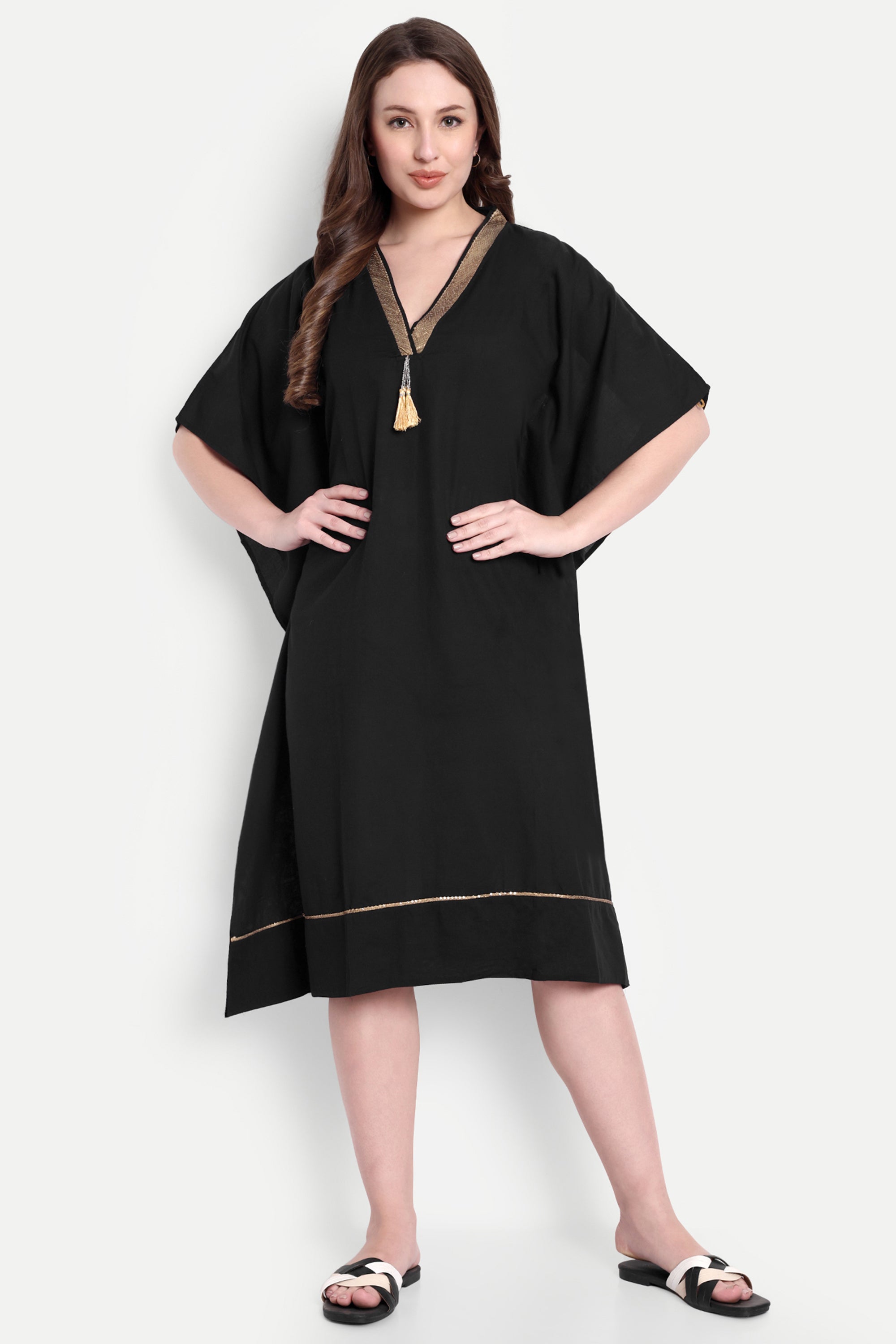 Black Gold Kaftan