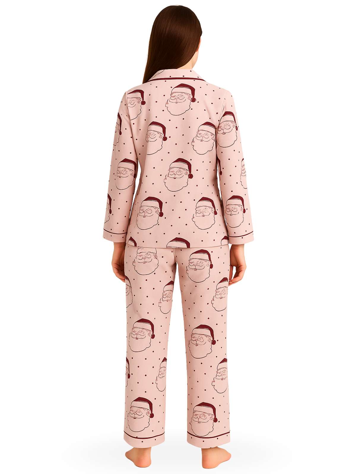 Santa Polka Dot PJ Set