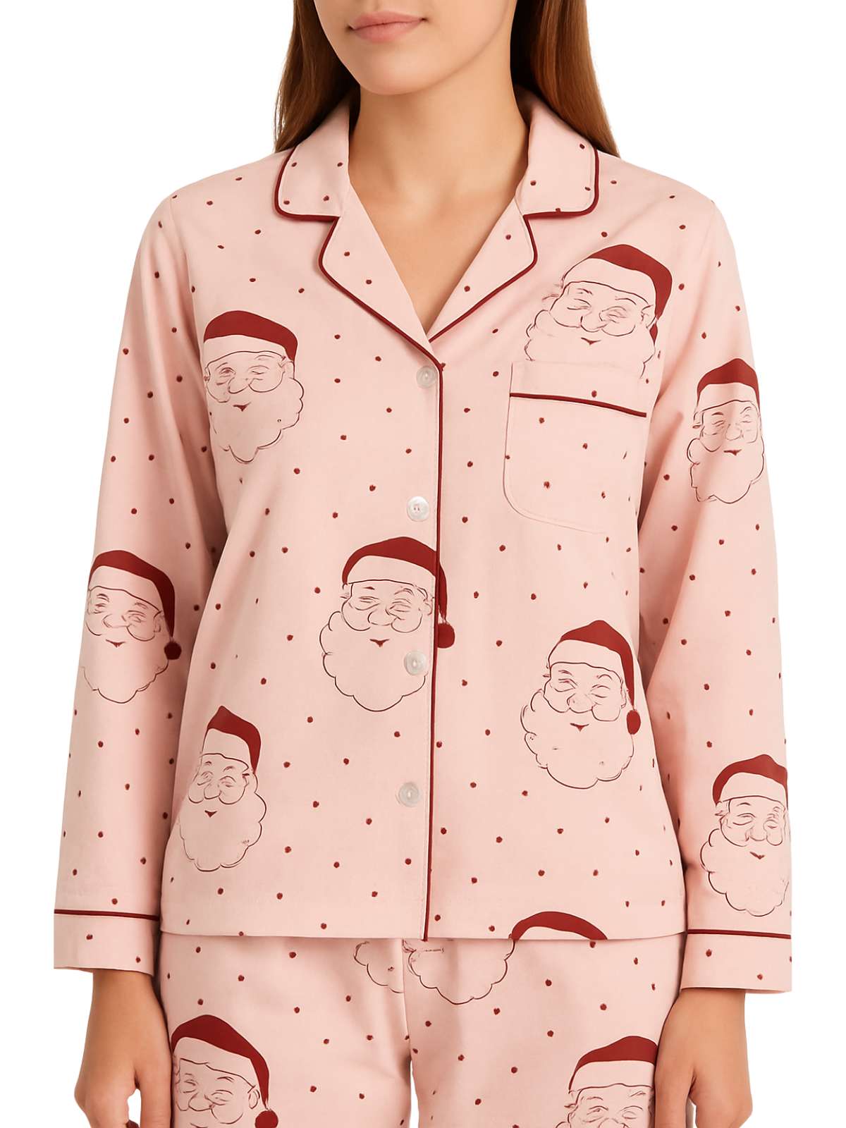 Santa Polka Dot PJ Set
