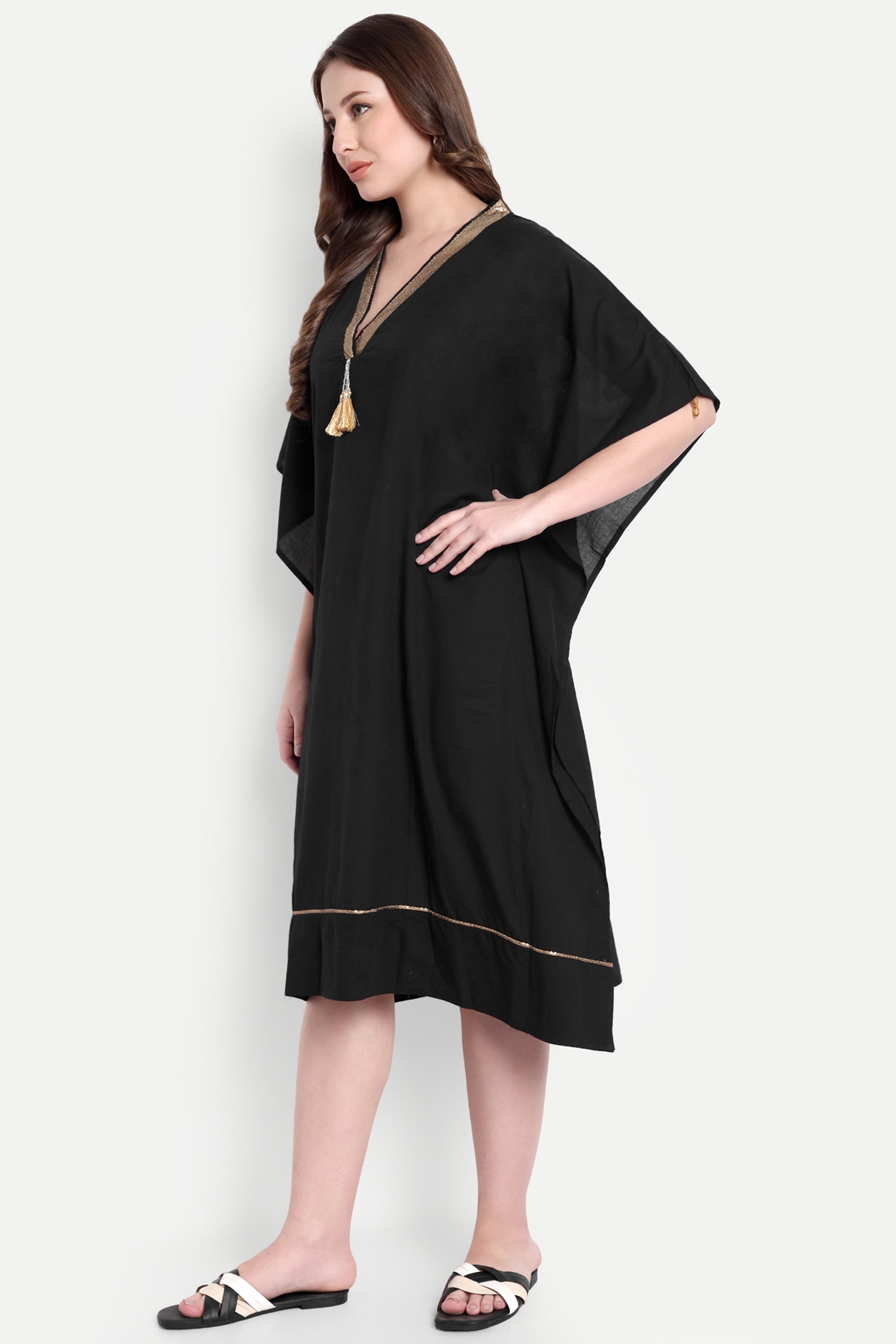 Black Gold Kaftan