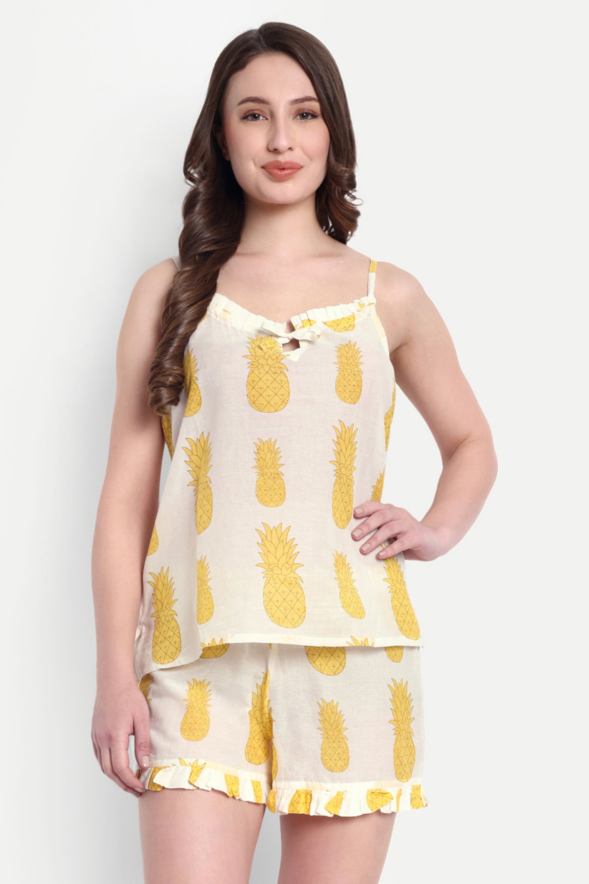 Pineapple Short Set