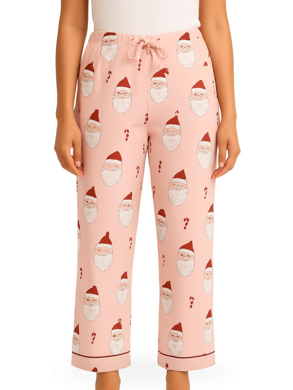 Santa Candy Cane PJ Set