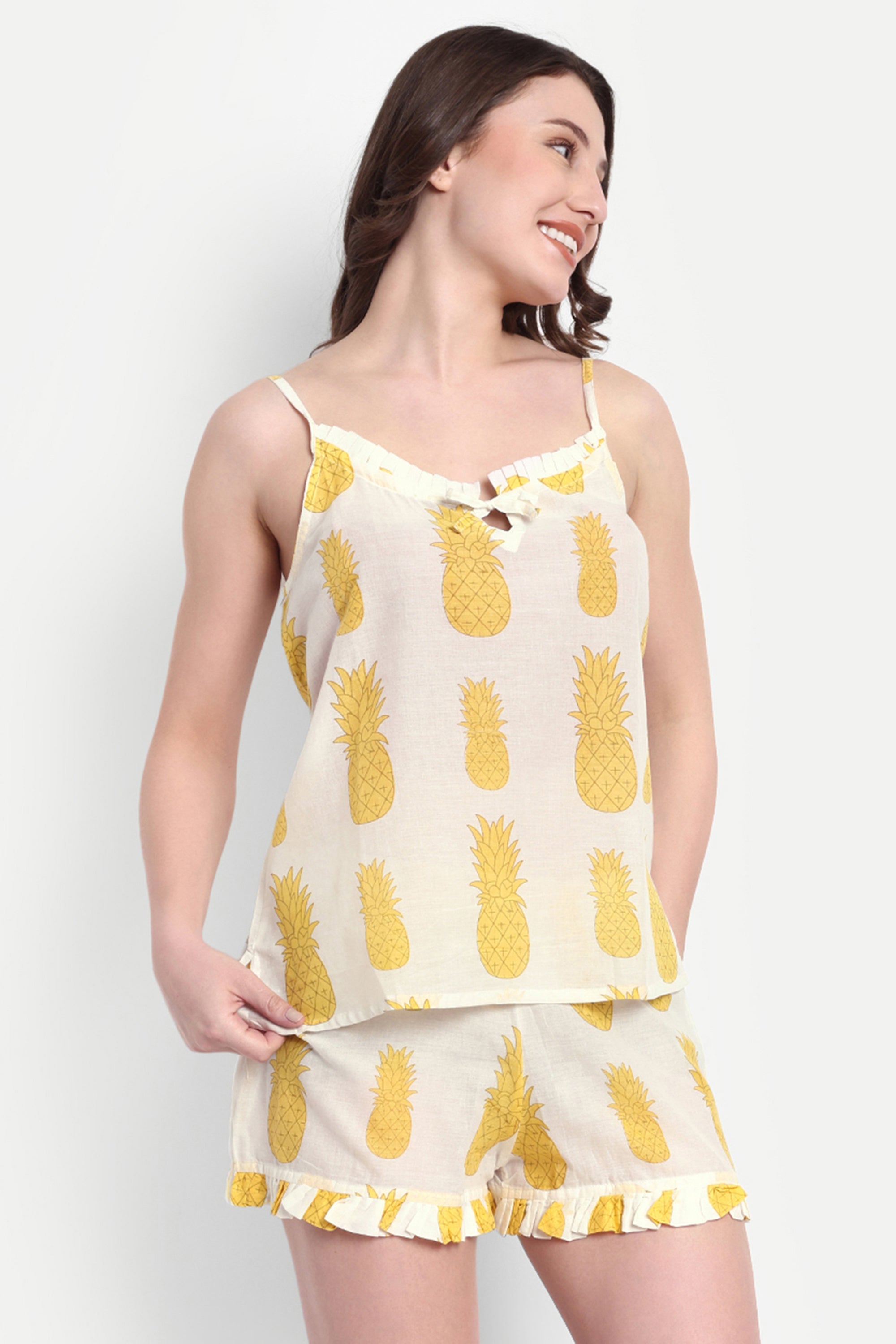Pineapple Short Set