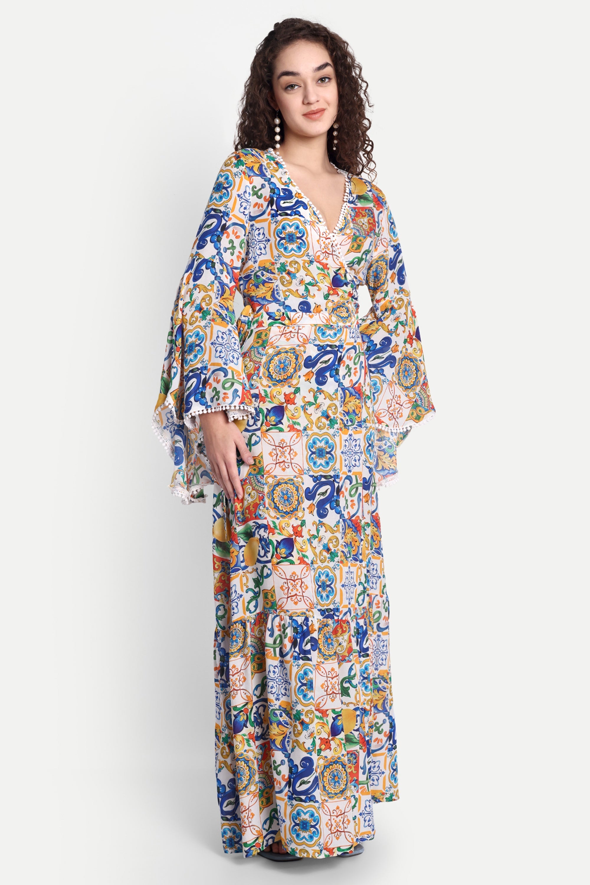 Algarve wrap dress