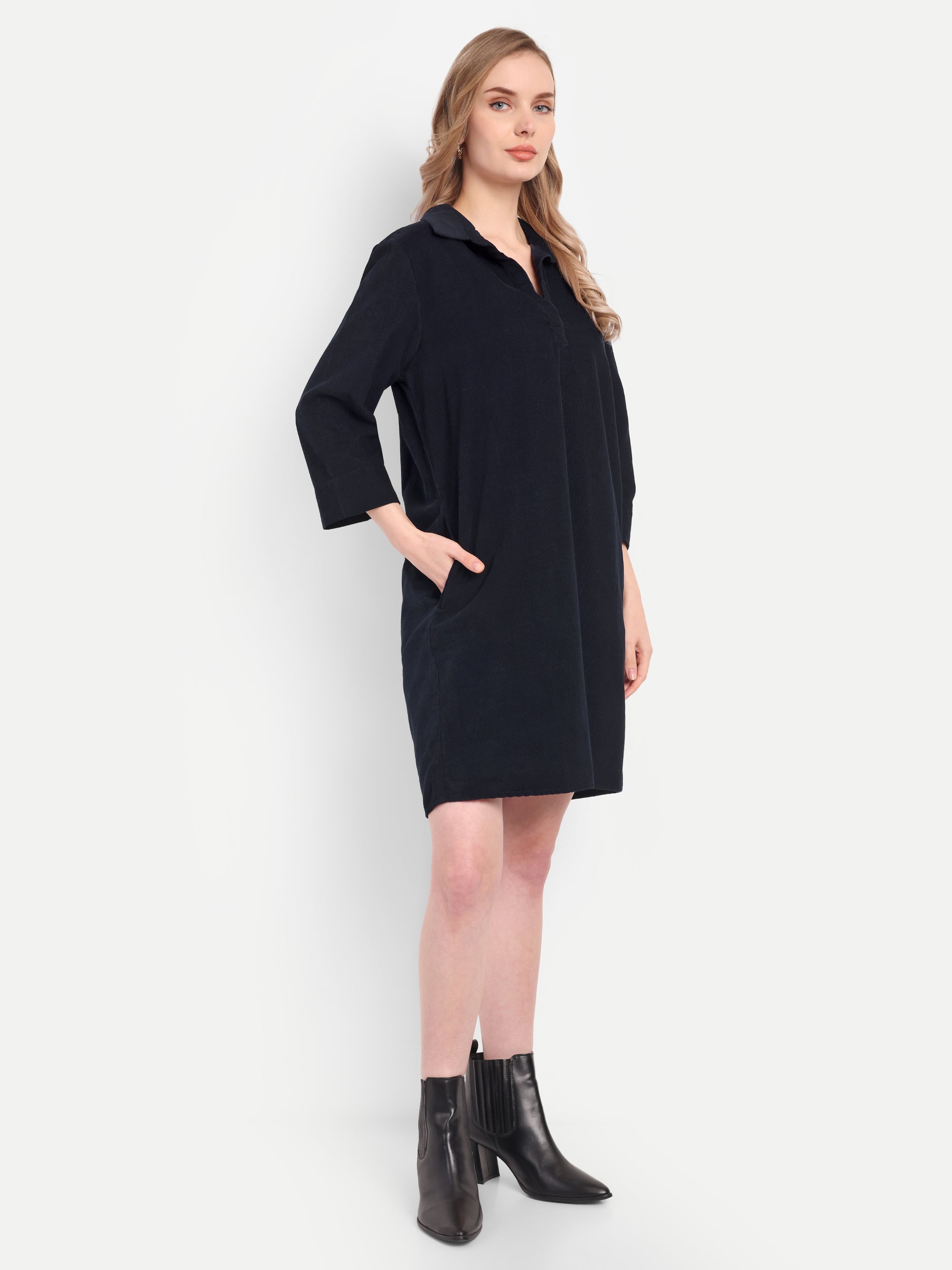 Midnight Shirt Dress (Short)
