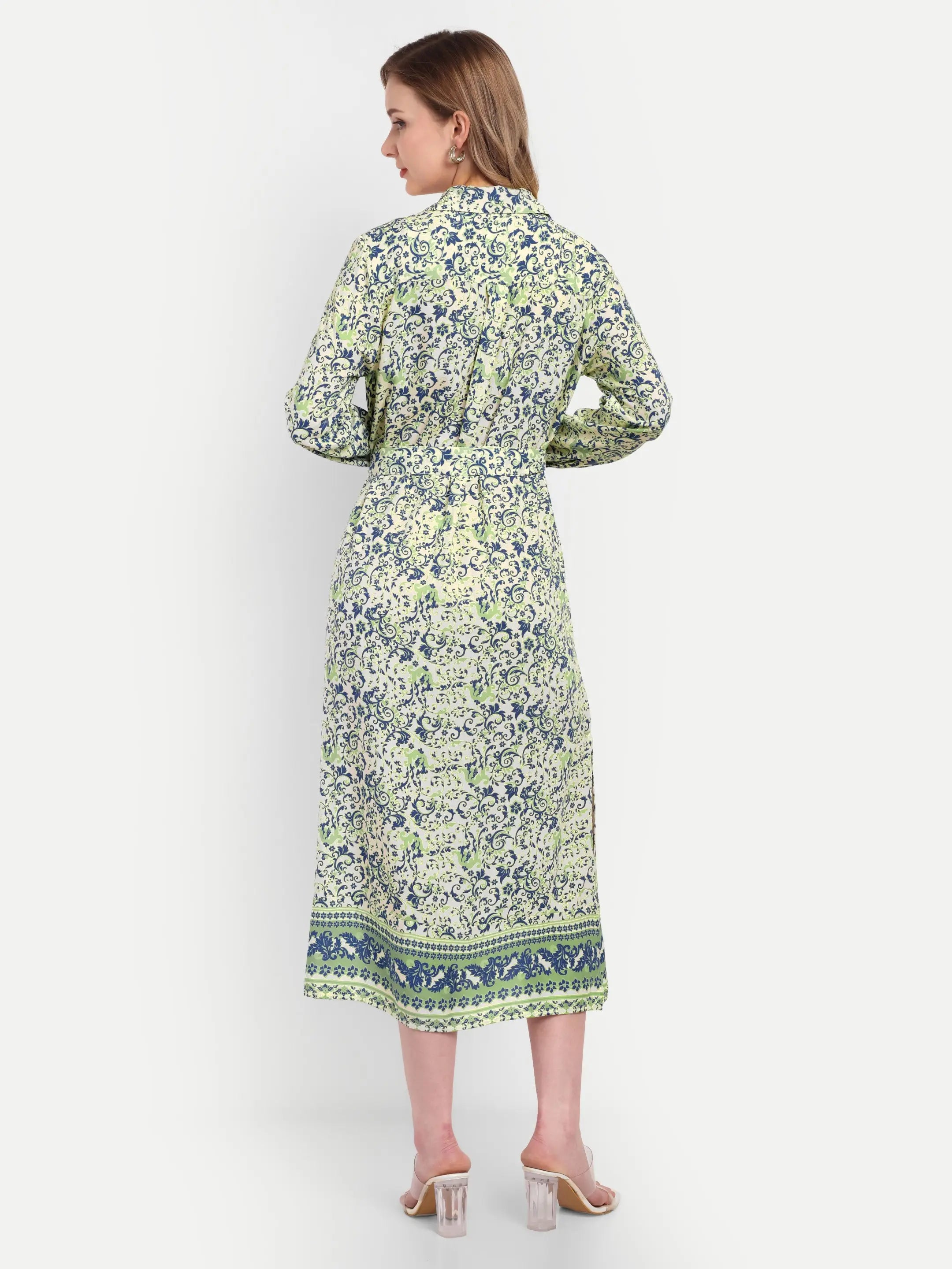 SAGU SHIRT DRESS with embroidery