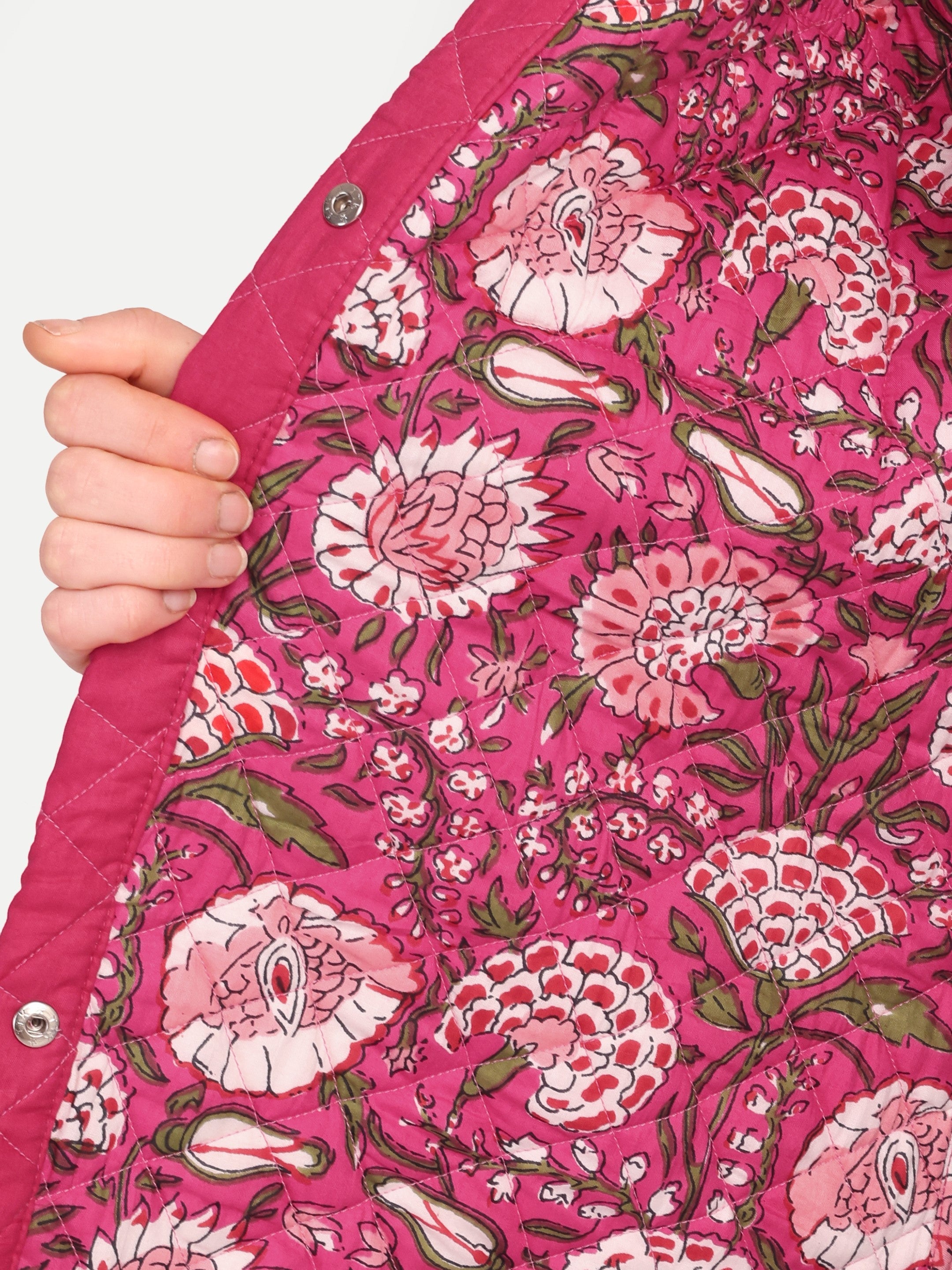 Marais Quilted Pink Stripe Jacket