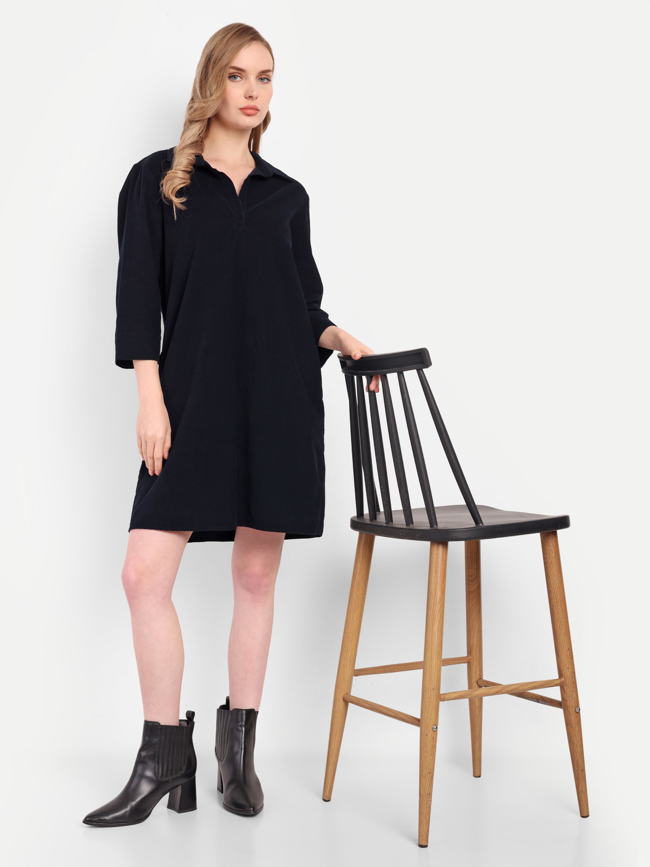 Midnight Shirt Dress (Short)