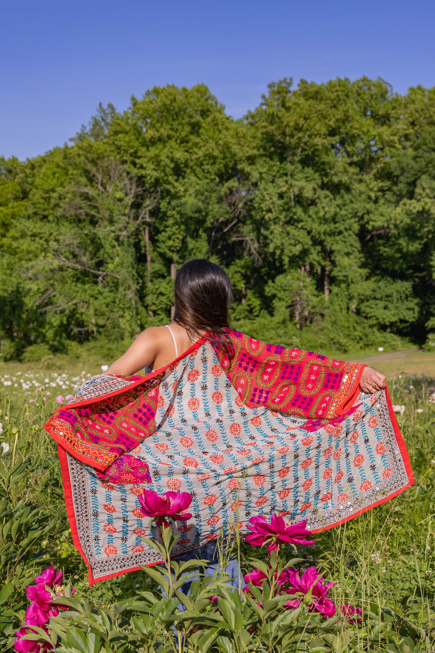 Saguna Hand embroidered Kimono