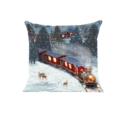 Holiday Polar Express Pillow Cover