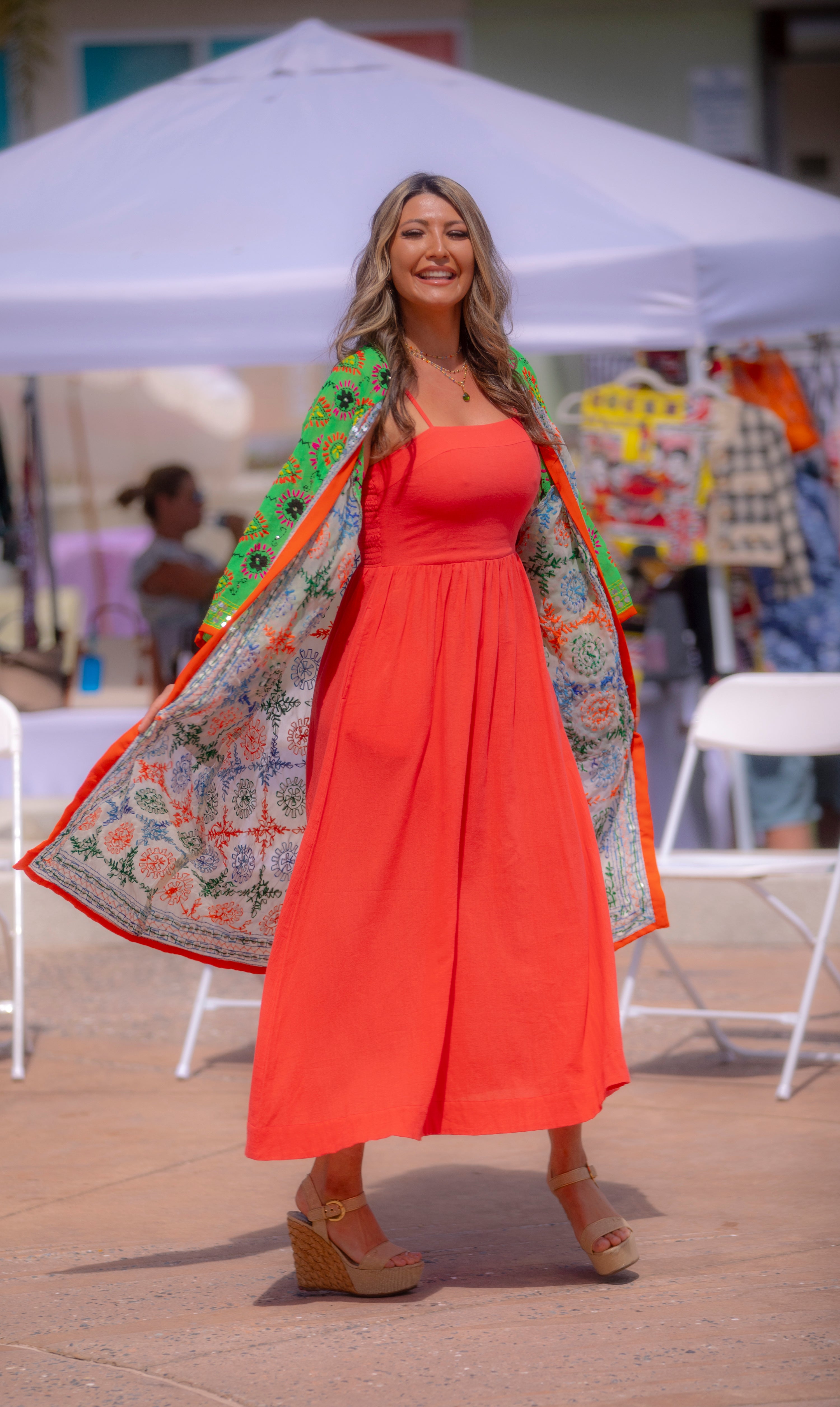 Saguna Hand-Embroidered Kimono