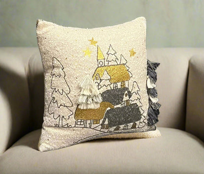 Holiday Gilded Village Pillow Cover