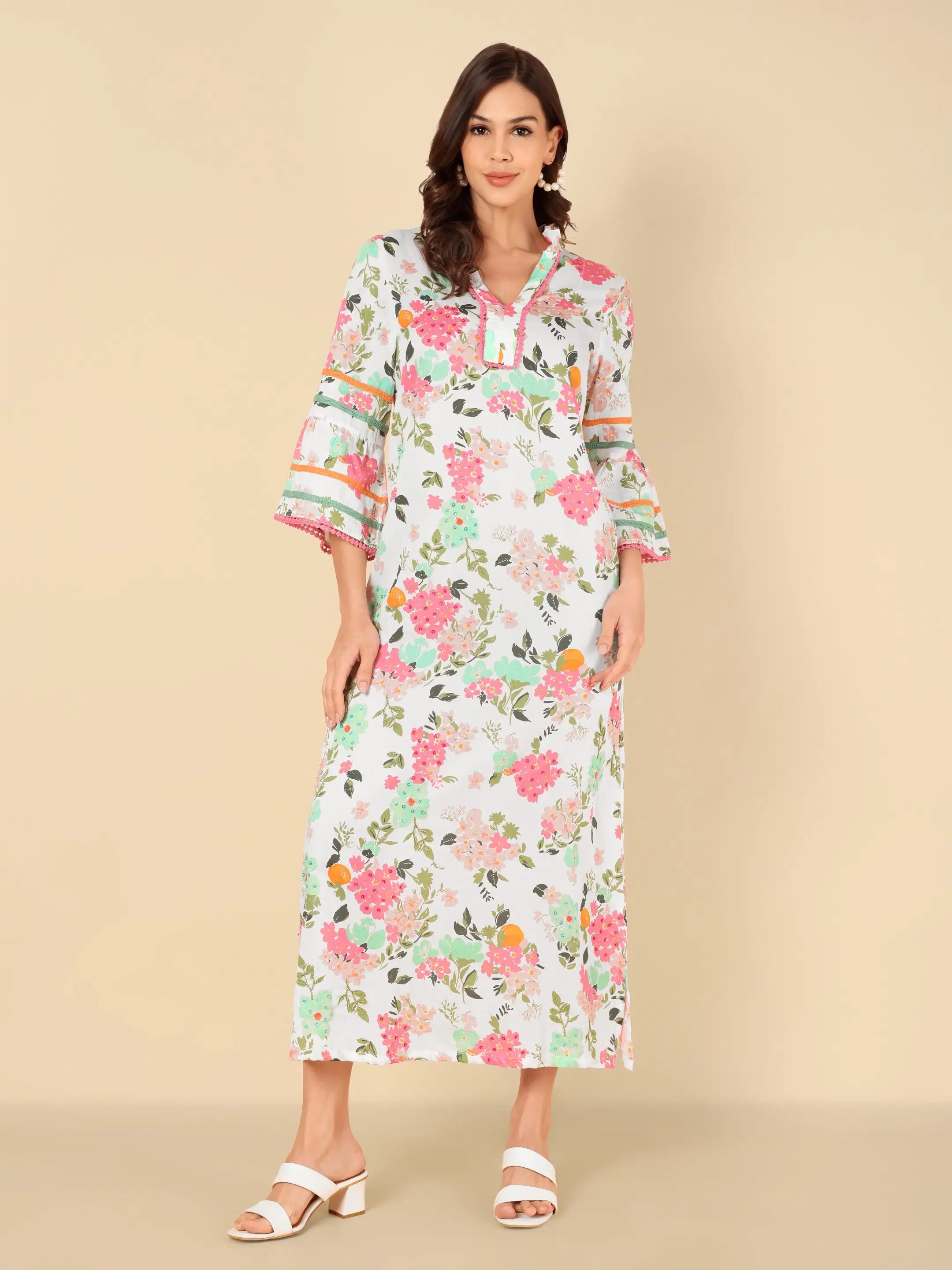 Indira Bloom Maxi Dress