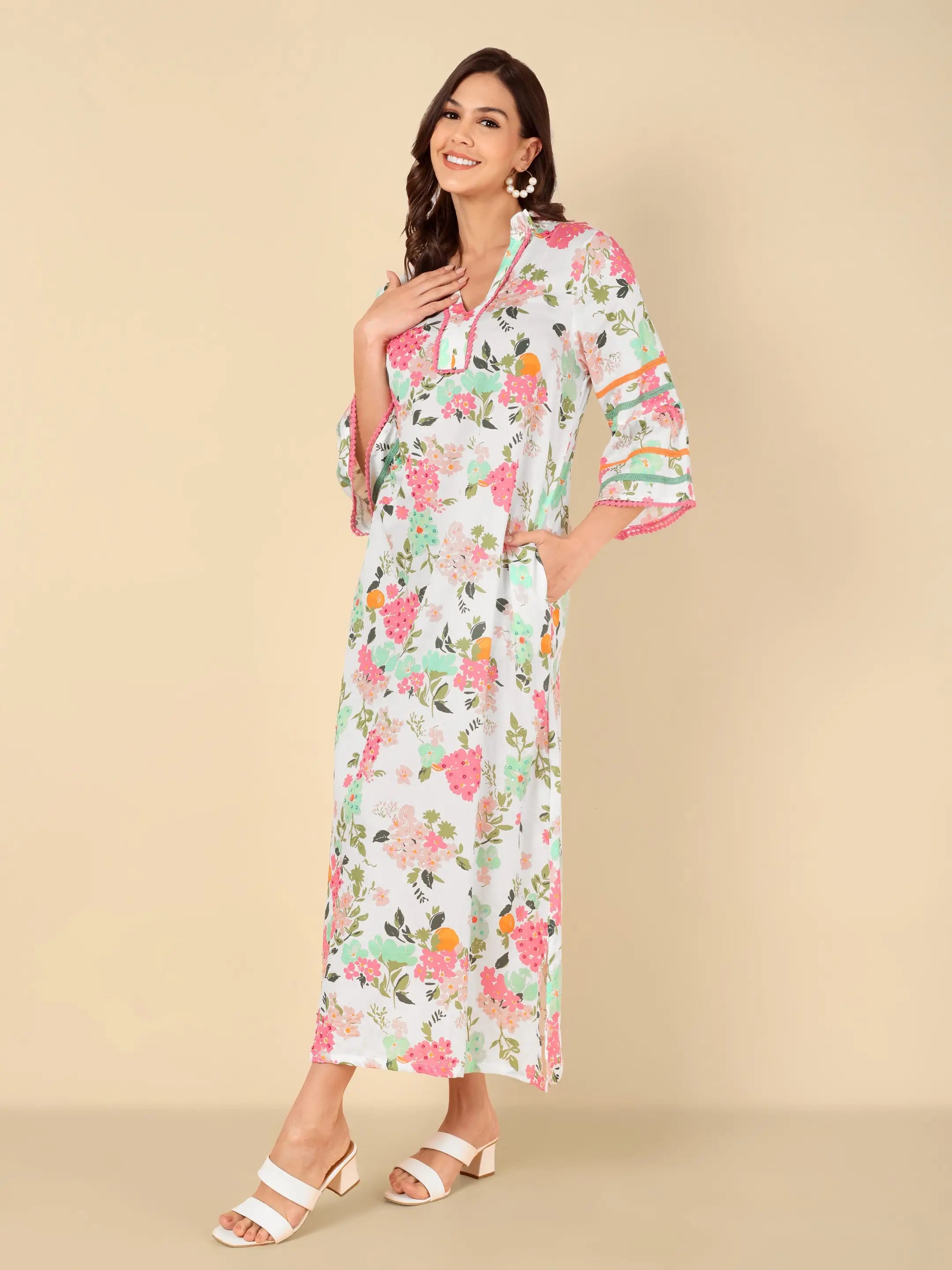 Indira Bloom Maxi Dress
