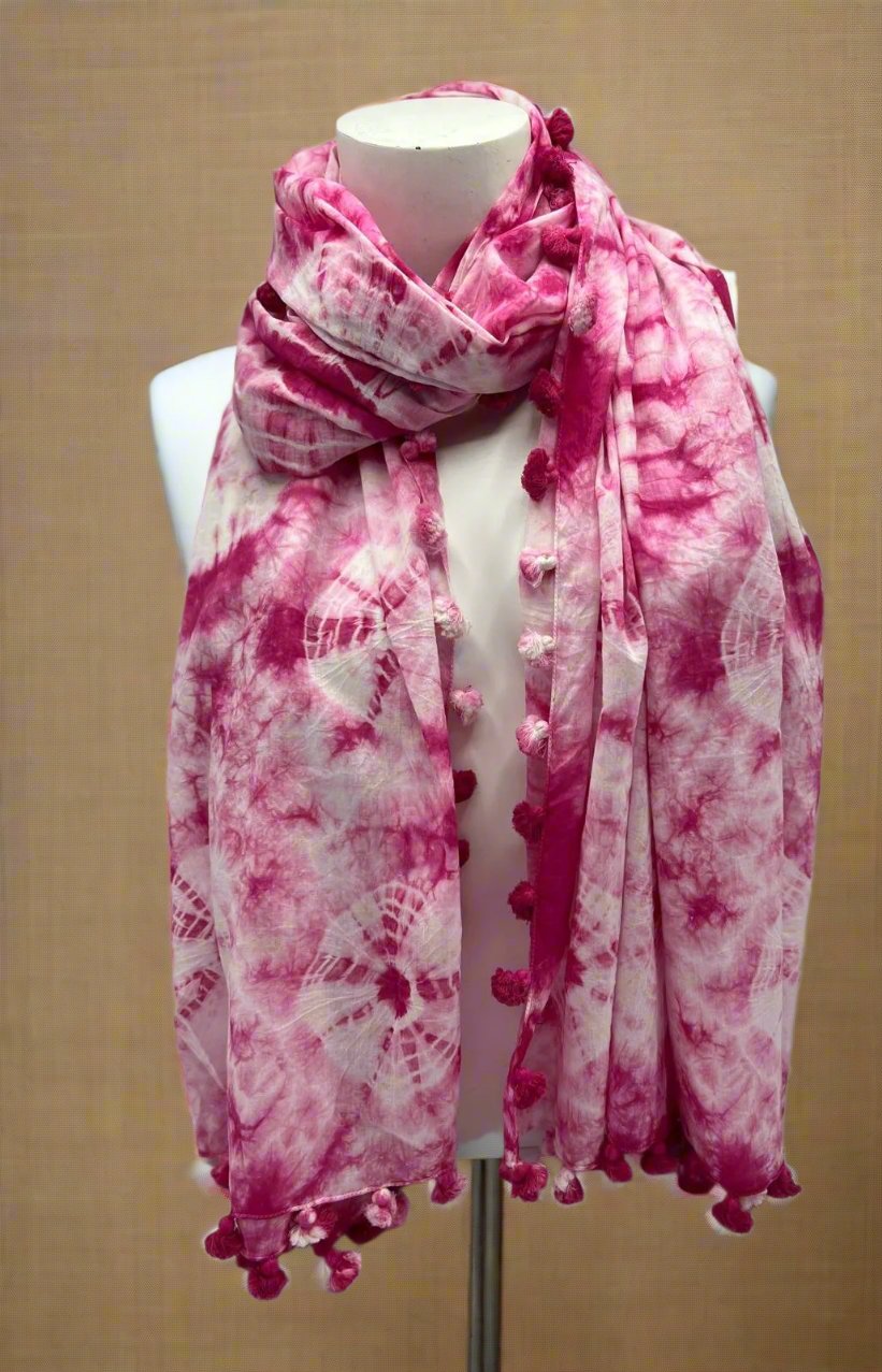 Tie-dye Cotton Scarf