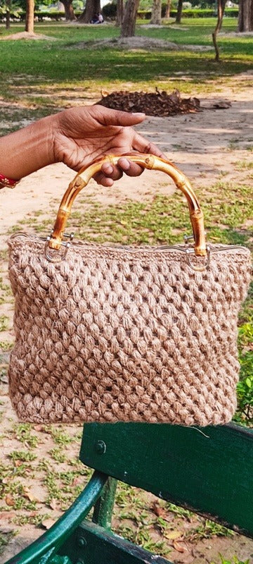 Bamboo Jute Handicraft handbag