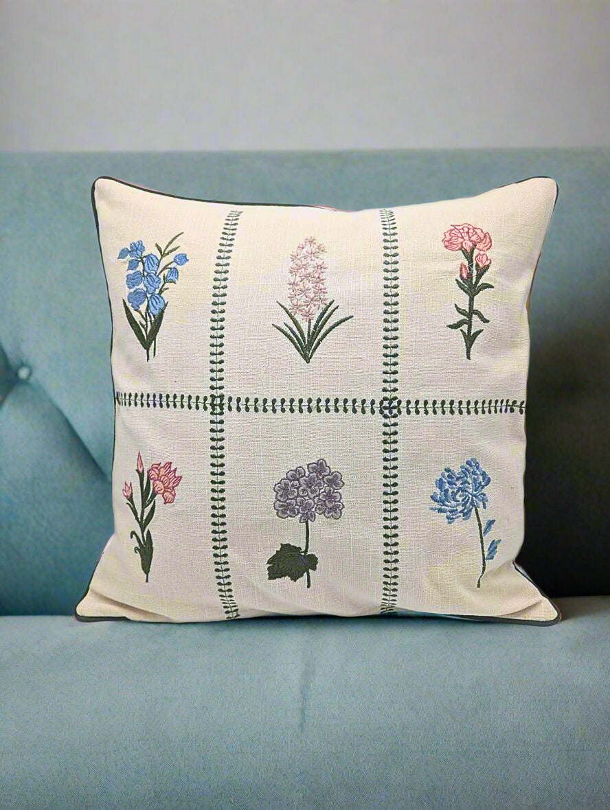 Floral Pillow Cover