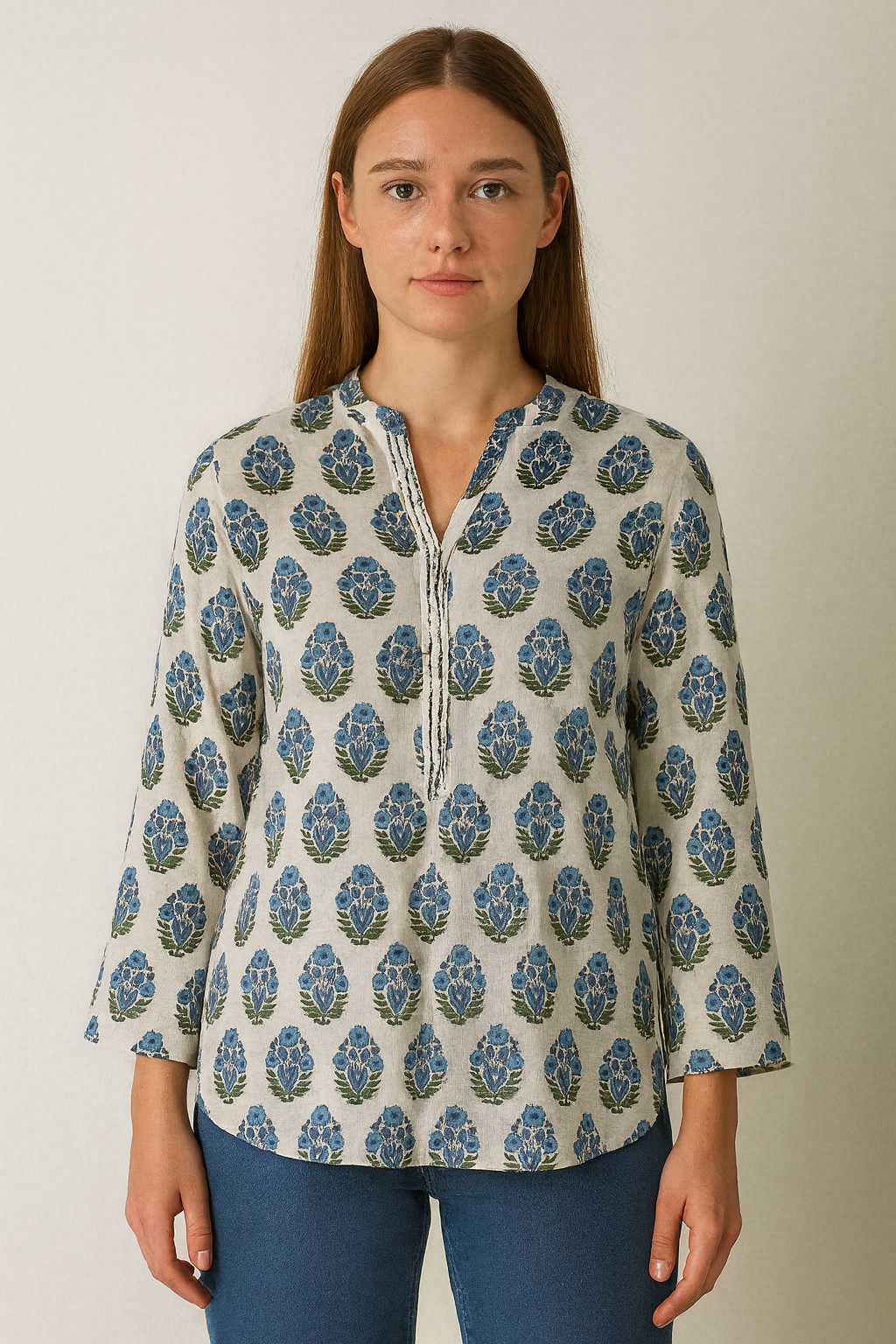 Blue Blossom Top
