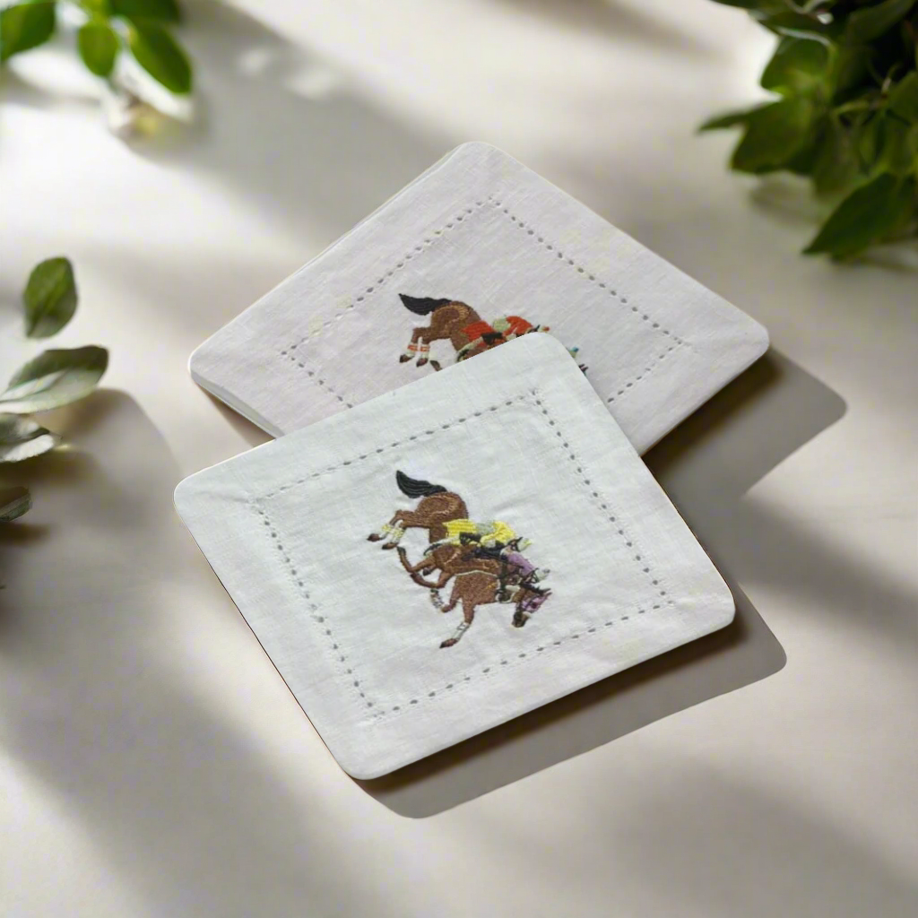 White Horse Coasters - Set of 4