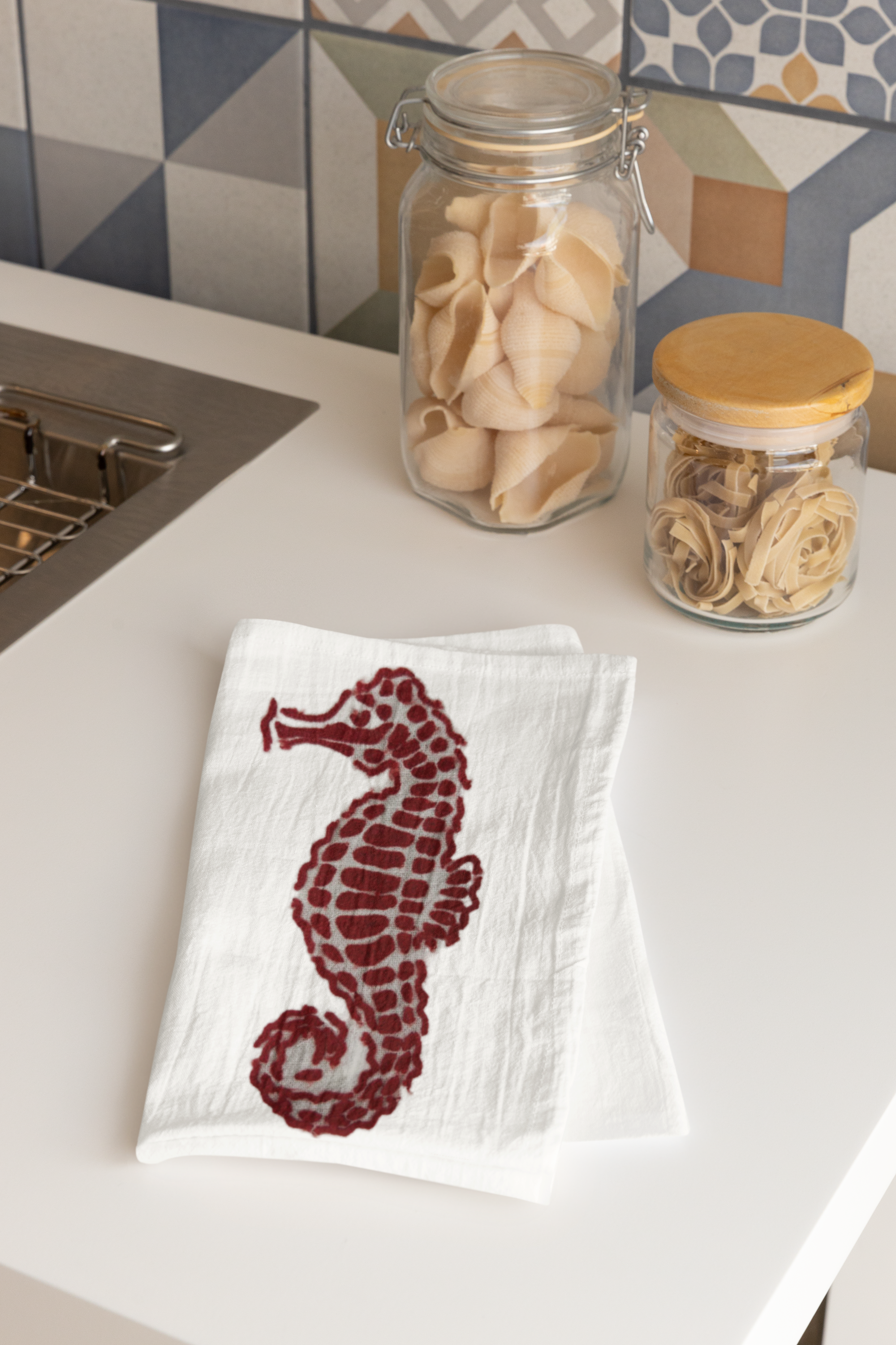 Sea Horse Dish Towel