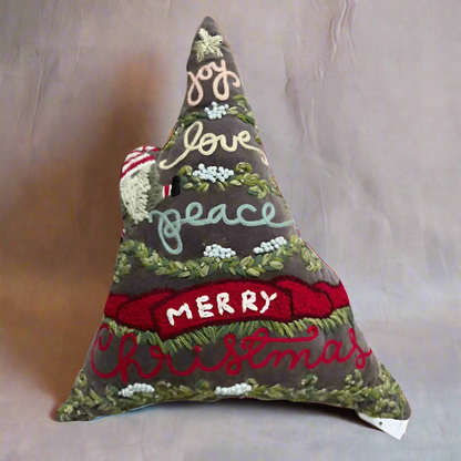 Holiday Christmas Tree Pillow