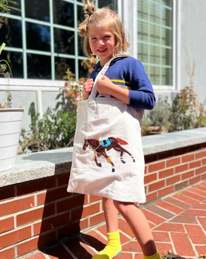 Hand embroidered canvas Bags